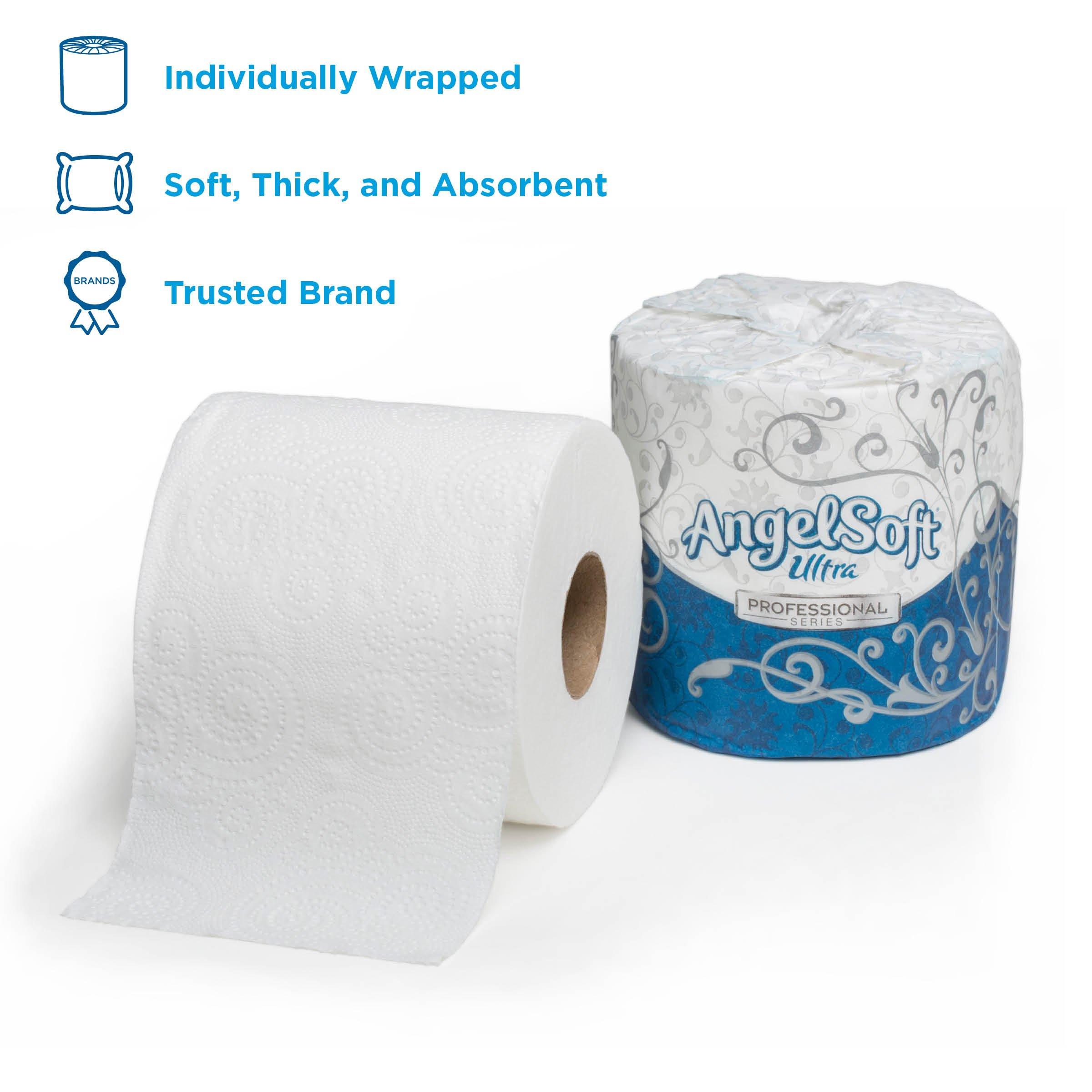 Georgia-Pacific Georgia-Pacific Embossed Toilet Paper by GP PRO Bathroom Tissue, 400 Count (Pack of 60), Angel Soft Ultra 60