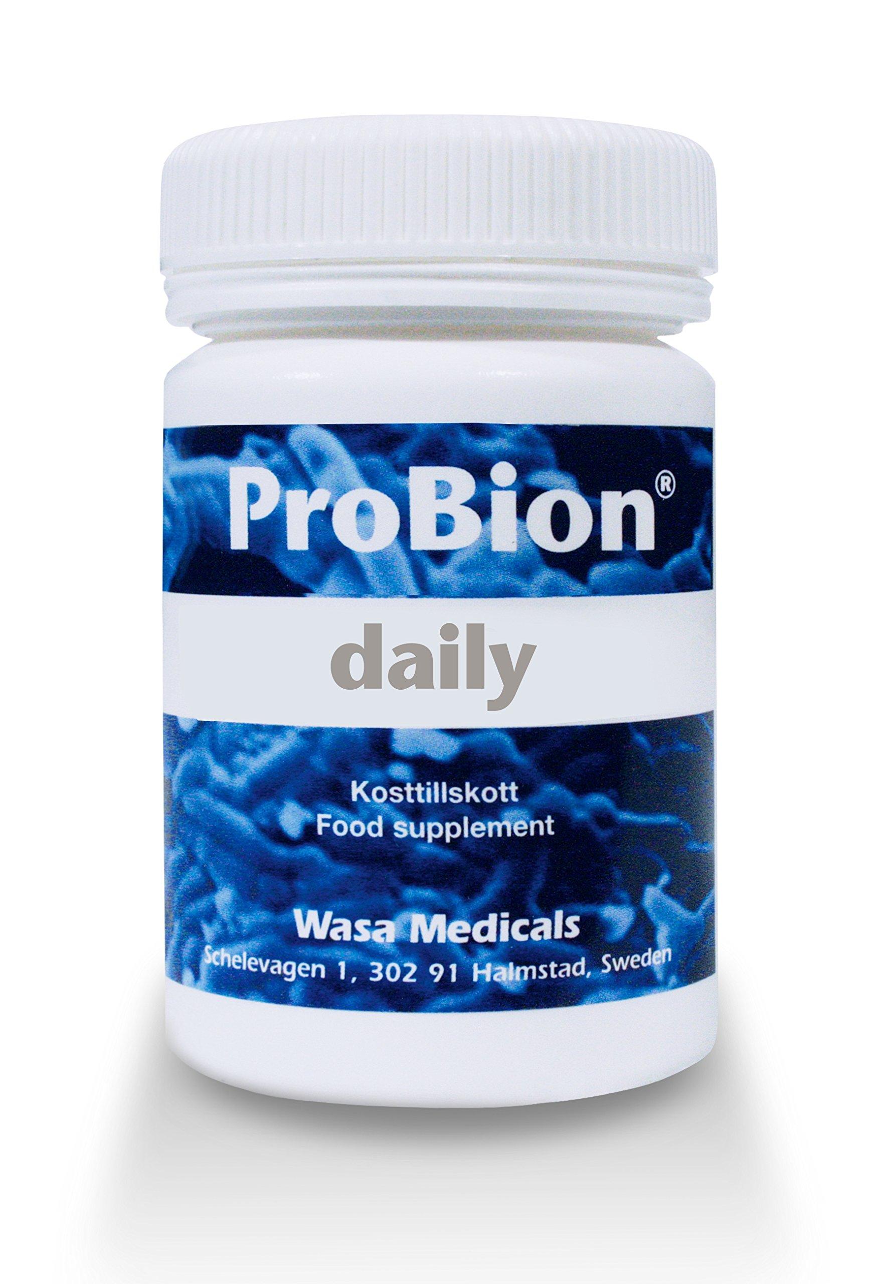 ProBion ProBion Daily, Normal Digestion Reduces Irregularities Daily. High Strength Time Release Swedish Probiotics Tablets with Multi Strain Lactobacillus Acidophilus Bifidobacterium 150 Tablets