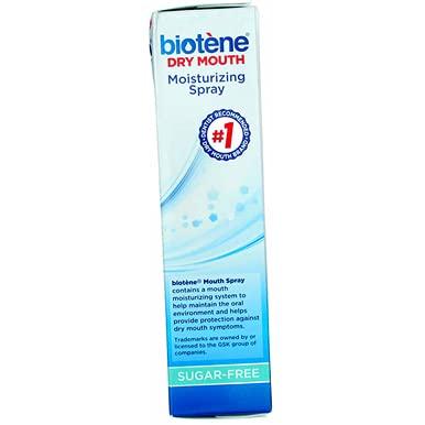 biotène Biotene Moisturizing Mouth Spray Gentle Mint, 1.5 FL OZ ,2 Pack