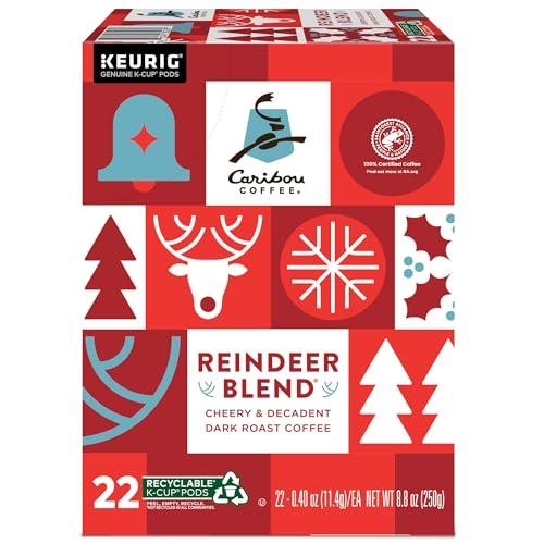 Caribou Coffee Caribou Coffee Reindeer Blend, Single-Serve Keurig K-Cup Pods, Dark Roast Coffee Pods, 88 Count