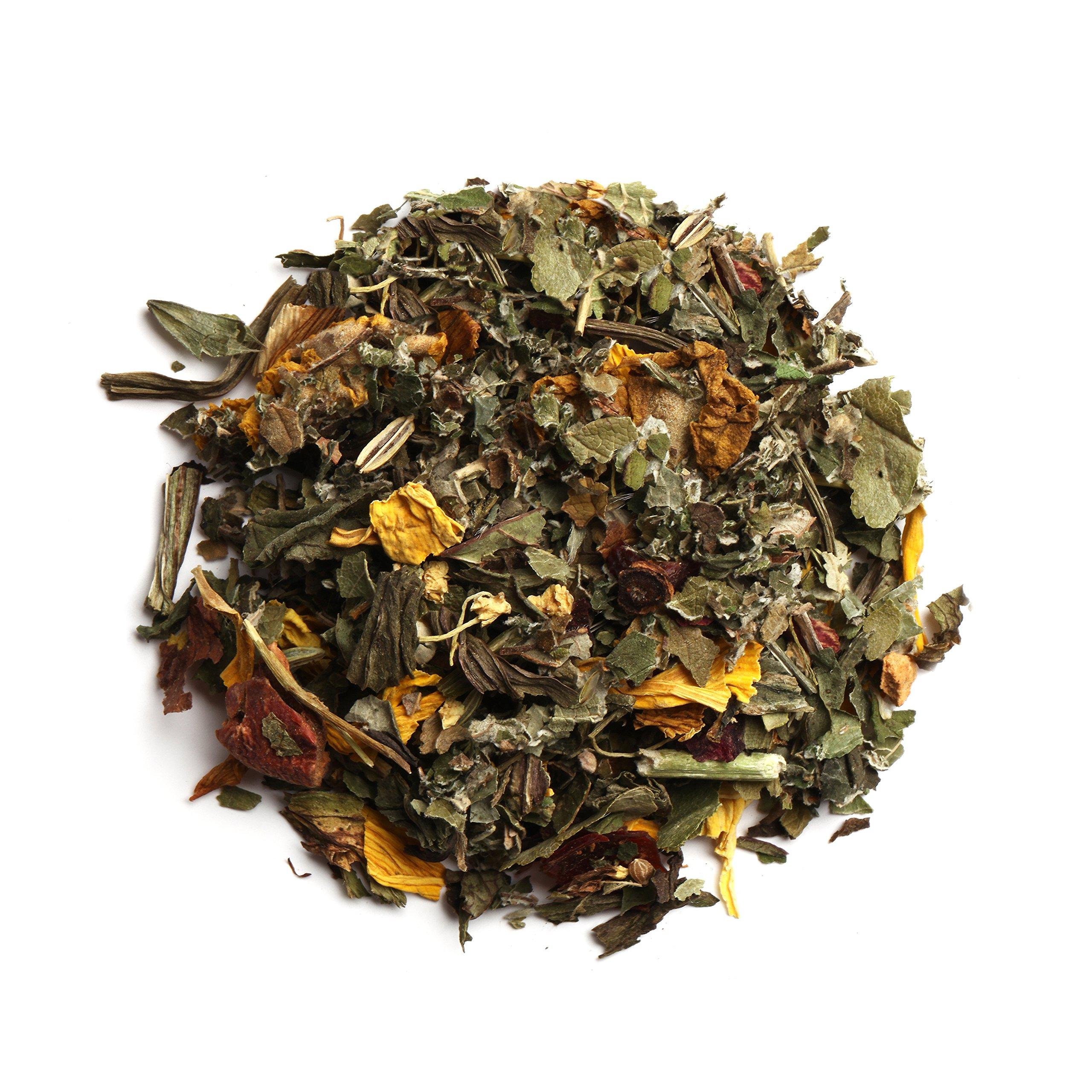 Palais des Ths Palais des Ths - Organic L\'Herboriste N52 - Premium Gourmet Herbal Tea with Anise, Peppermint, and Lemon Balm - 20 Count Biodegradable Cotton Tea Bags Box