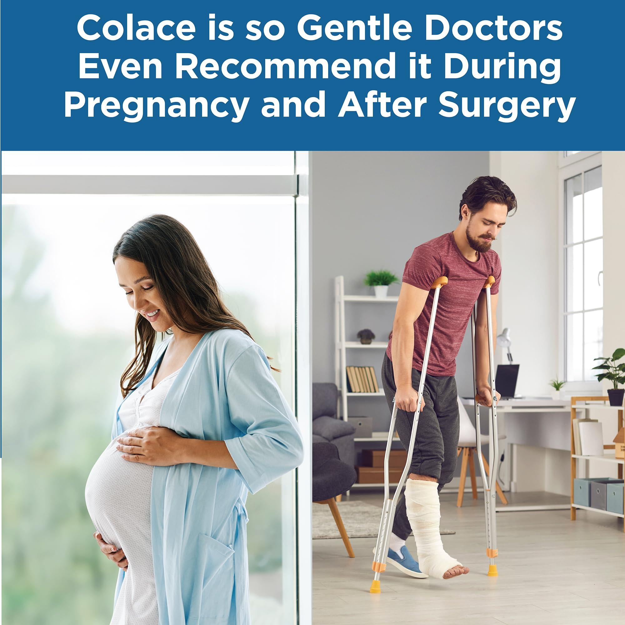 Colace Colace Clear Stool Softener Soft Gel Capsules Constipation Relief 50mg Docusate Sodium Doctor Recommended 42ct