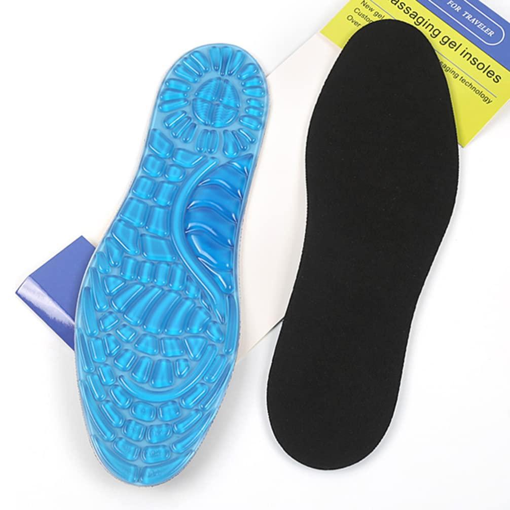 EXCEART EXCEART Gel Shoe Inserts Gel Insoles Foot Arch Support Flat Foot Insoles Shoe Mat Shoe Pad Insole Pad Man and Women Insoles Routine Insoles Shoe Insole Sports Insole Absorb Sweat Particles
