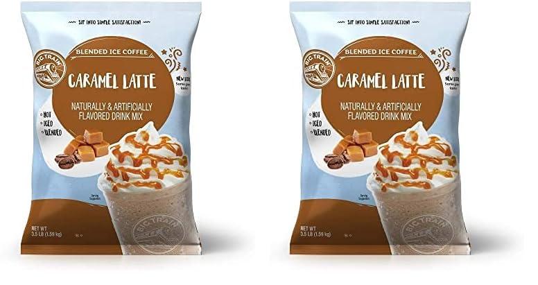 Big Train Big Train Blended Ice Coffees Caramel Latte 3.5 lb / 56oz - Single Bag (Pack of 2)