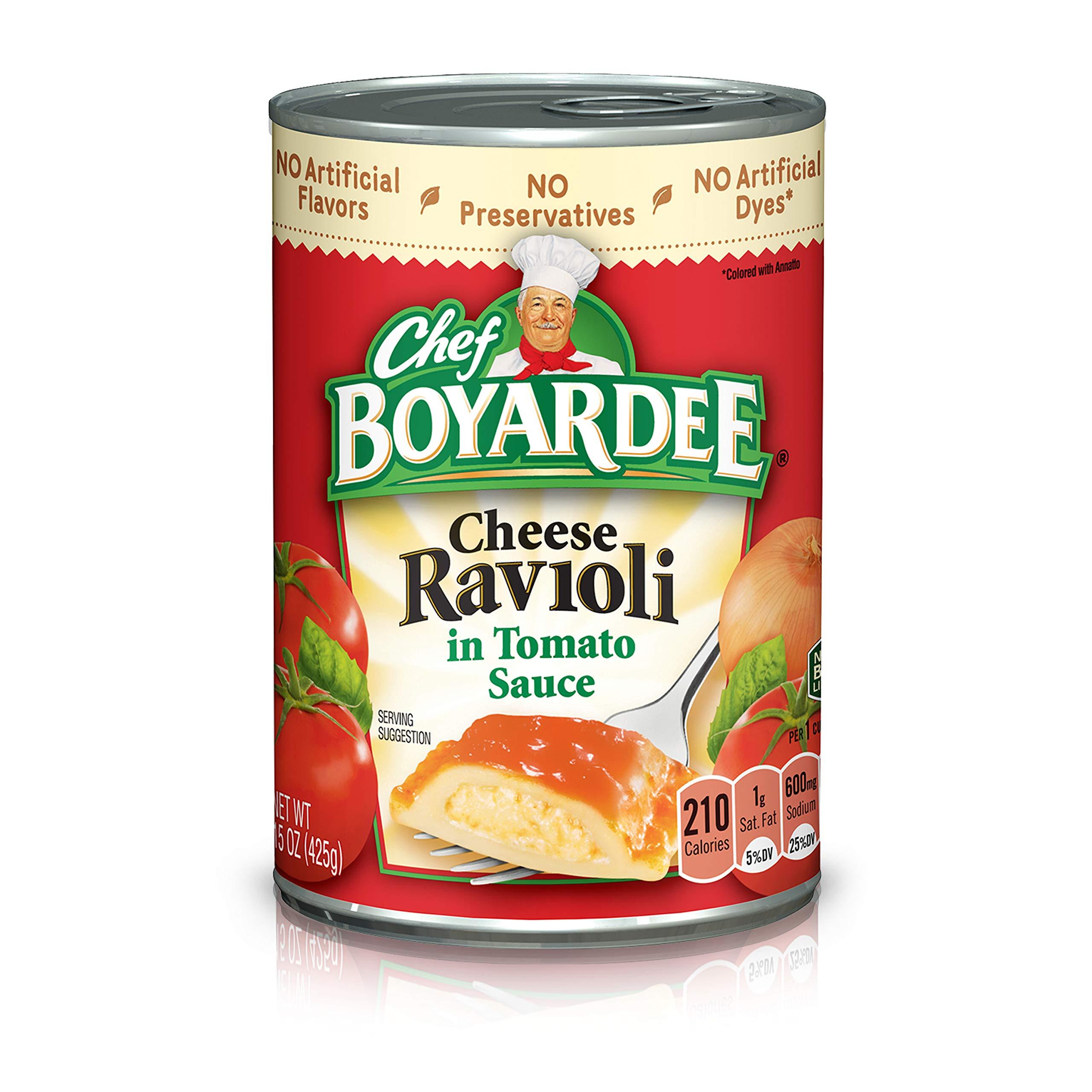 Chef BOYARDEE Chef Boyardee Cheese Ravioli in Tomato Sauce, 15 oz, 12 Pack