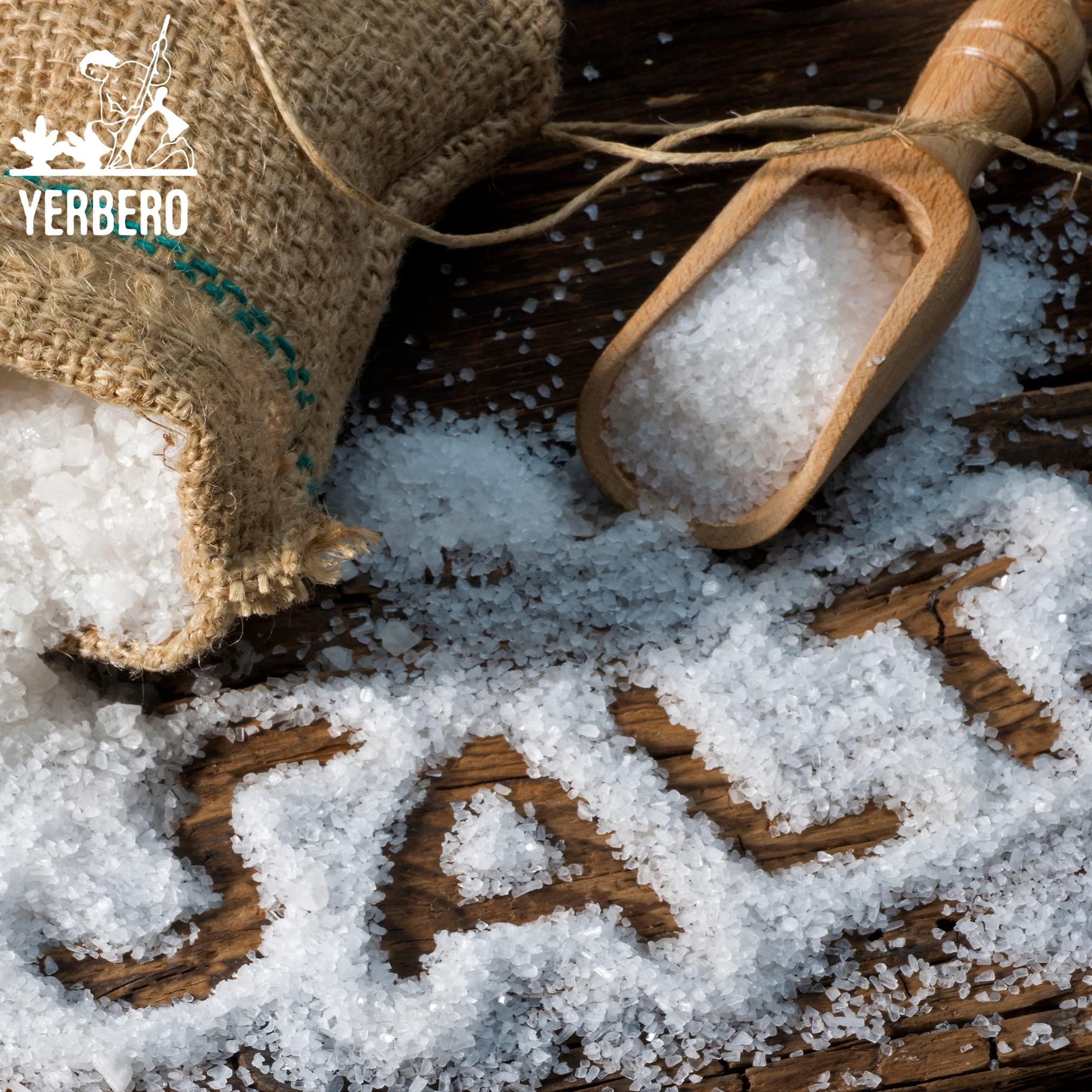 YERBERO Yerbero - Premium Colima Sea Salt Unrefined 8 oz (223 g) | 100% All Natural Sea Salt, Gourmet Grade, Non GMO\'s. | Hand Harvested | Imported From Lagoon Cuyutln Tepalcates Colima, Mexico.