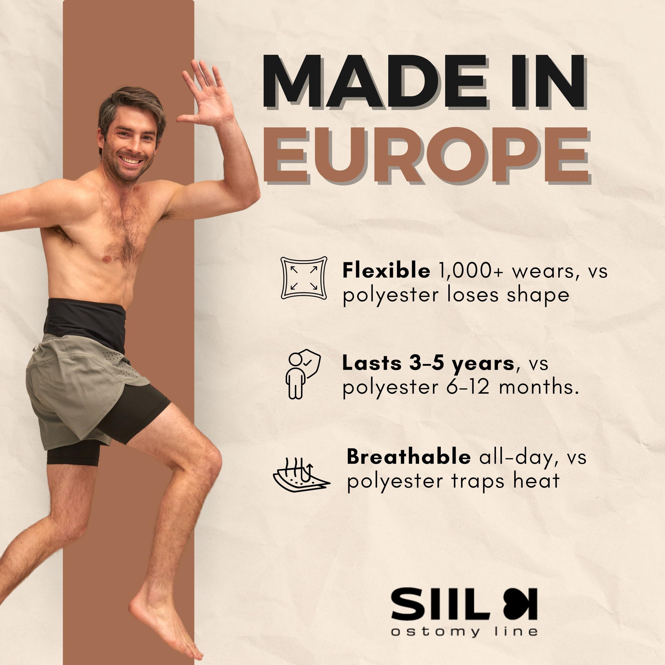 SIIL SIIL Stoma Guard Shield (Beige) for Ostomy bags | Protect your Colostomy Bags & Ileostomy supplies with Stoma Protector | Stoma Cover - Made In Europe