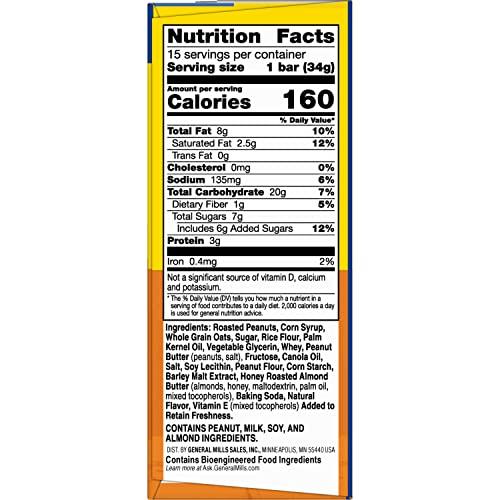 Nature Valley Nature Valley Granola Bars, Sweet and Salty Nut, Peanut, 15 Bars, 18 OZ
