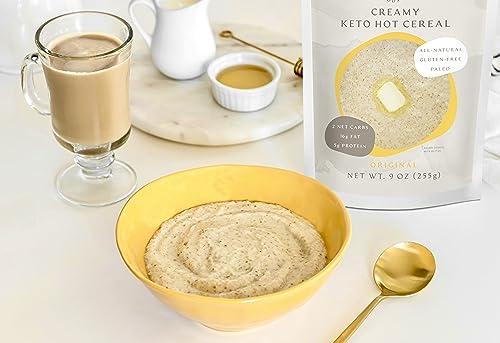 Phenomenal Foods Co Phenomenal Foods Co Creamy Keto Hot Cereal Original - Low Carb Farina - Unsweetened - Gluten & Grain Free - Paleo - Diabetic Safe - High Protein Vegan Breakfast