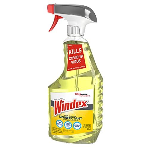 SC Johnson Professional Windex Windex Disinfectant Surface Cleaner 32oz, 32 Fl Ounce