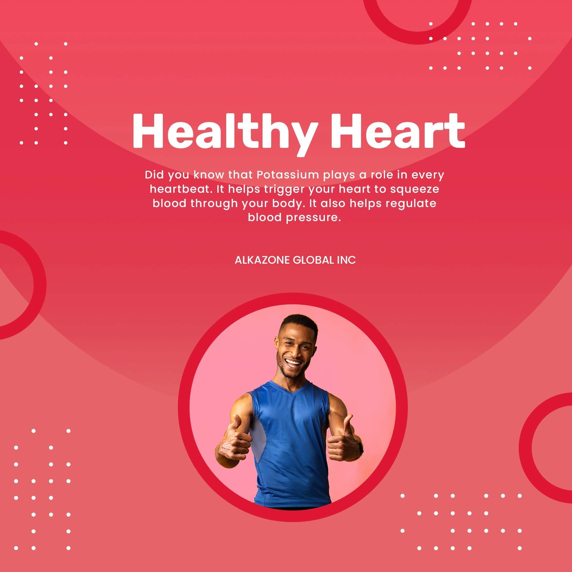 Alkazone ALKAZONE Liquid Potassium+ | Liquid Supplements Have Faster Absorption Rate | Concentrated | Easiest Way to take Potassium | Tasteless Flavorless | 1.25 Oz, Clear, Pack of 1