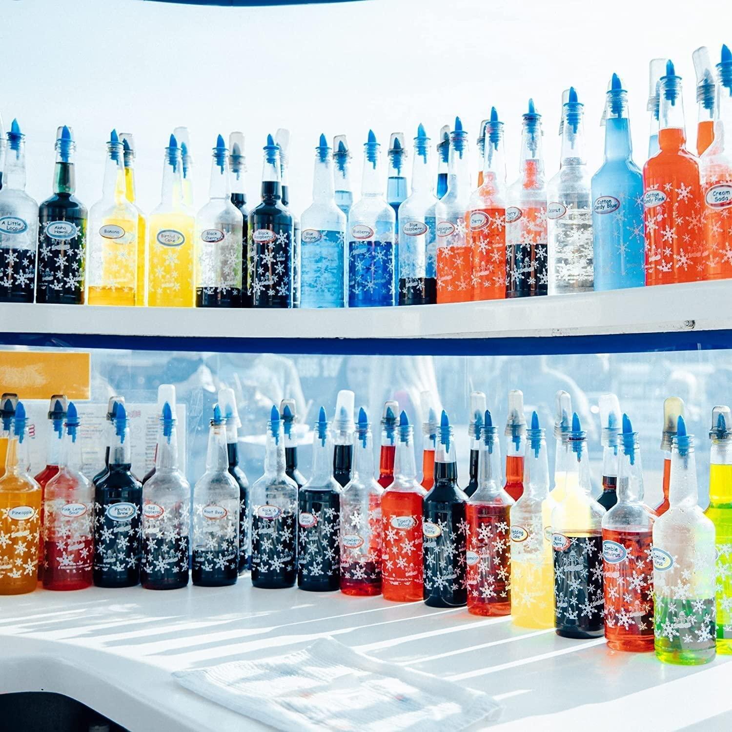 SNOWIE SNOWIE - Original Shaved Ice Snow Cone Flavor Syrup Powder Sticks 12 Pint Pack - Maui Kit
