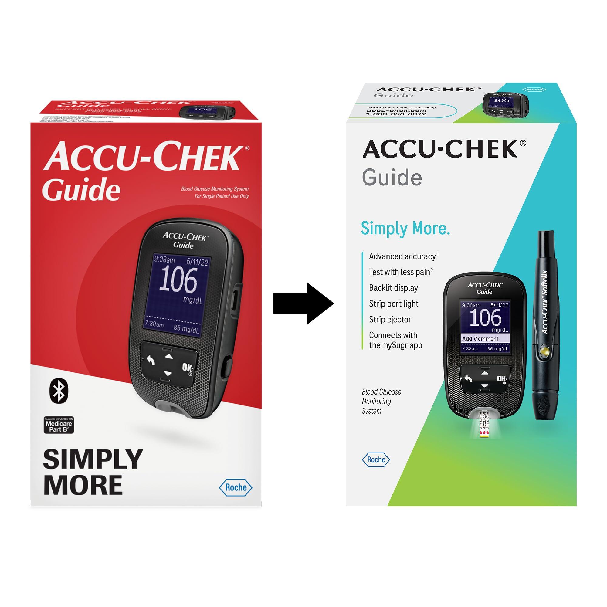 Accu-Chek Accu-Chek Guide Diabetes Meter for Diabetic Blood Glucose Monitoring (Meter Only)