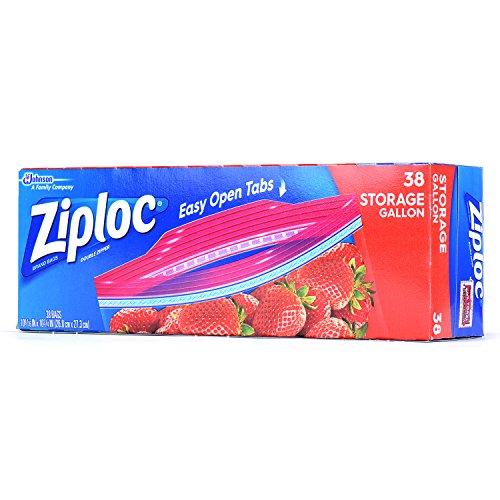 Ziploc Ziploc Storage Bags Gallon, 38 Count