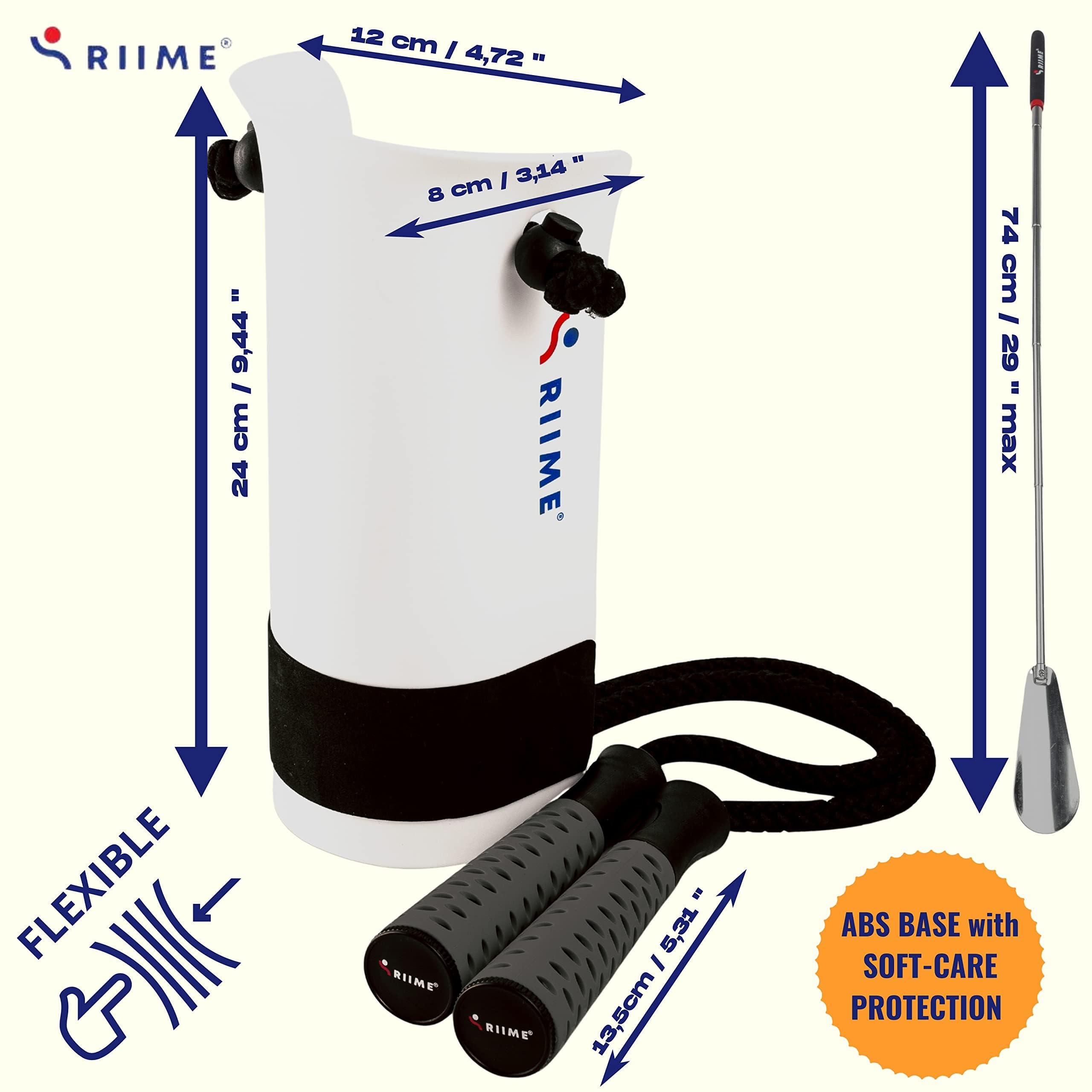 Riime SOKELP-Sock Aids for Putting On Socks-Sock Aid-Ergonomic Handles-Sock Assistant Device No Bending-Hip Kit-Disability Aids for Elderly & Pregnant-Sock Helpers to Put On Your Socks for Seniors