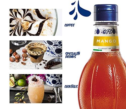 Fabbri Fabbri Flavoring Syrup, Mango, Made in Italy, 33.8 Ounce (1 Liter)