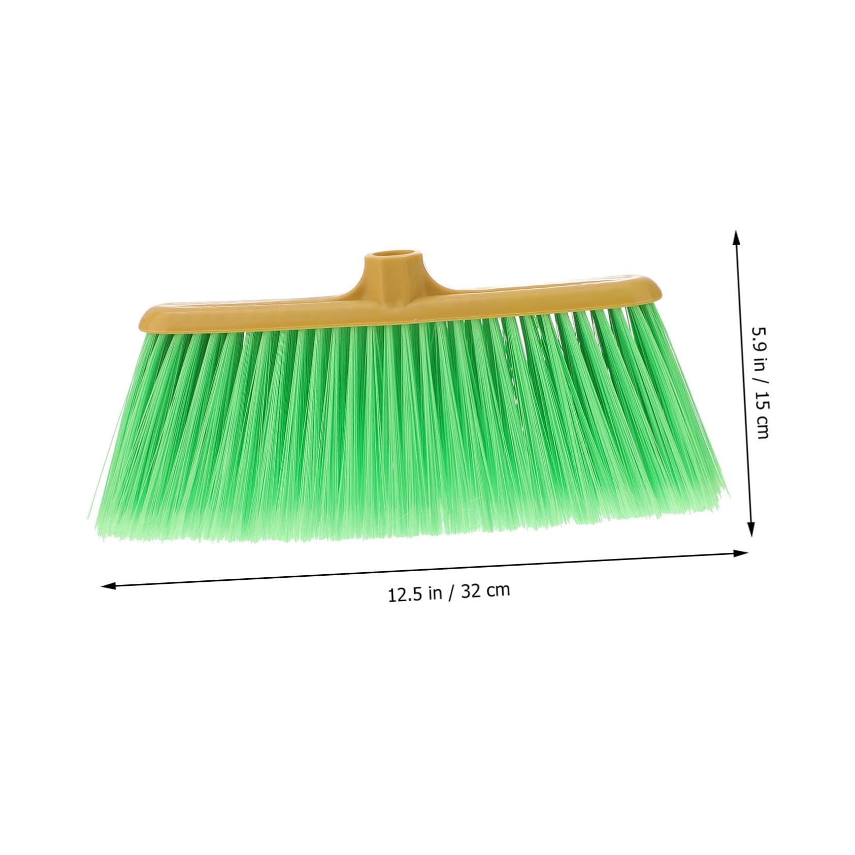 Anneome Anneome Plastic Broom Head Replacement Durable Household Broom Head Accessories for Cleaning Compatible with Standard Broom Handles for Indoor and Outdoor Use