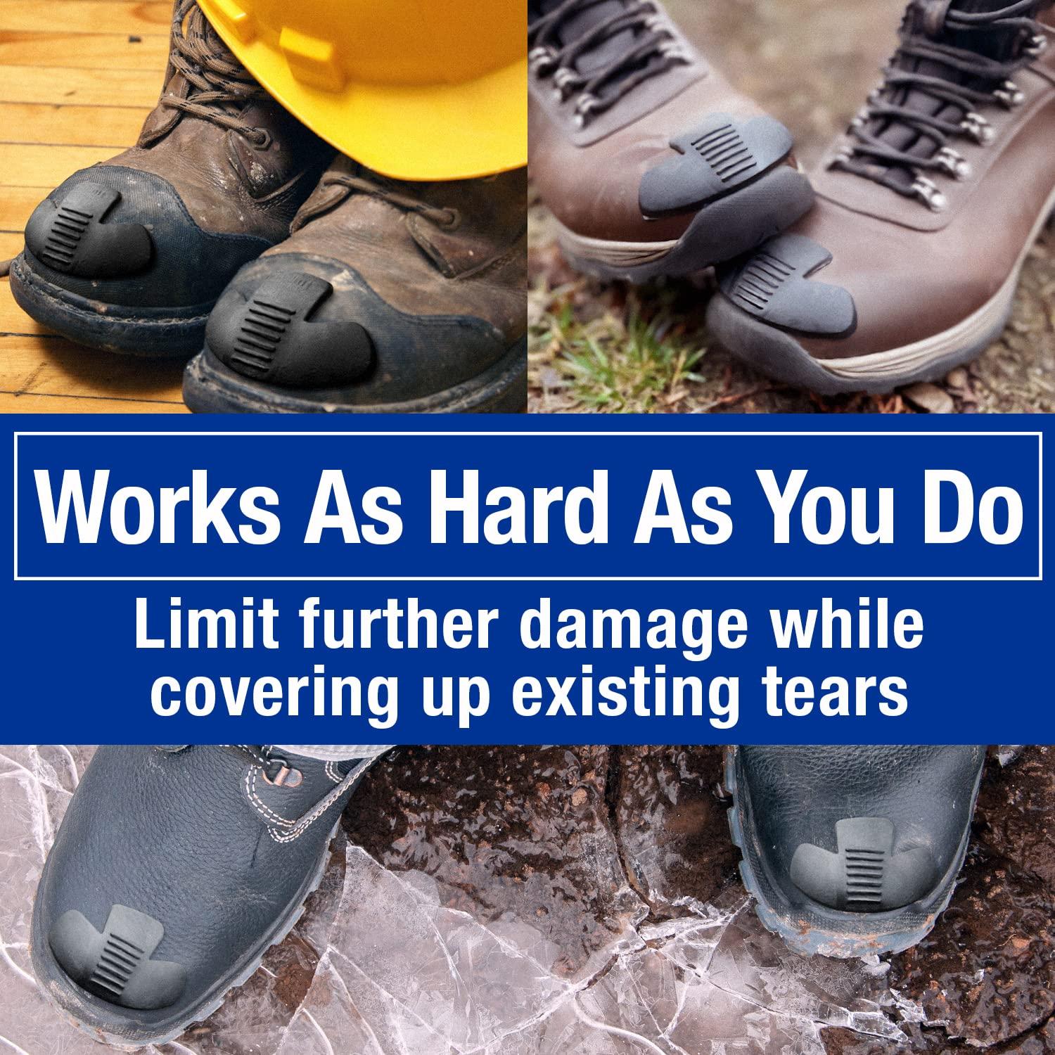 IMPRESA IMPRESA [6 Pack Boot Toe Protectors to Stop Early Wear & Replacement - Simple Application Toe Guards for Boots - Boot Protector Toe Guard to Prevent Tears & Damage - Saver for Rugged Work Conditions