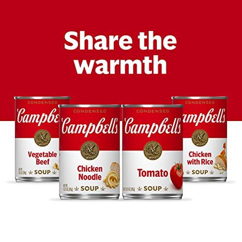 Campbell's Campbell's Condensed Chicken Noodle Soup, 10.75 Ounce Can with Pop-Top Lid (Pack of 4)