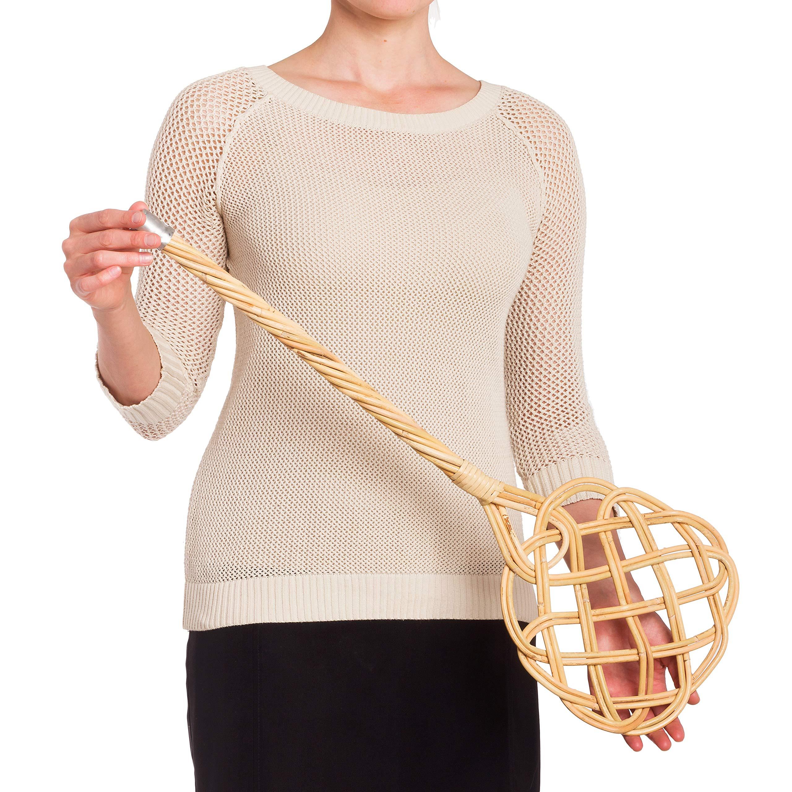 REDECKER REDECKER Rattan Reed Carpet Beater, 29-1/2-Inches - Rug Beater Vintage - Carpet Beater Paddle - Rattan Carpet Beater - Rug Paddle Clean - Rug Duster Beater - Carpet and Rug Beater