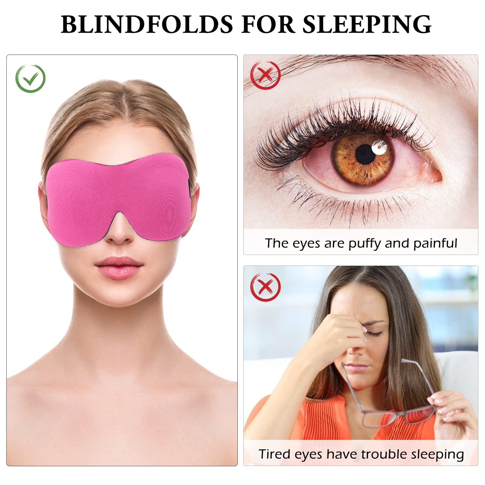 Healifty Healifty 6 Pcs 3D Sleep Mask Blindfolds for Kids Satin Eye Mask for Sleeping Blue Eyeshadow Sleeping Eyeshades Eye Blindfold Travel Eye Baby Blindfolds Eye Masks Shading Eye Patches Child