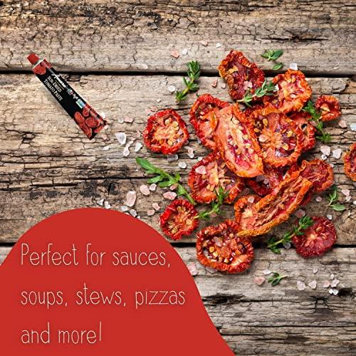 Amore Amore Vegan Sun Dried Tomato Paste In A Tube - Non GMO Certified and Made In Italy 2.8 Ounce (Pack of 12)