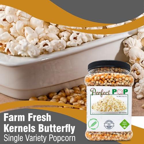 Concession Essentials Premium Gourmet Original Popcorn Kernels (Butterfly Style) - 2lbs