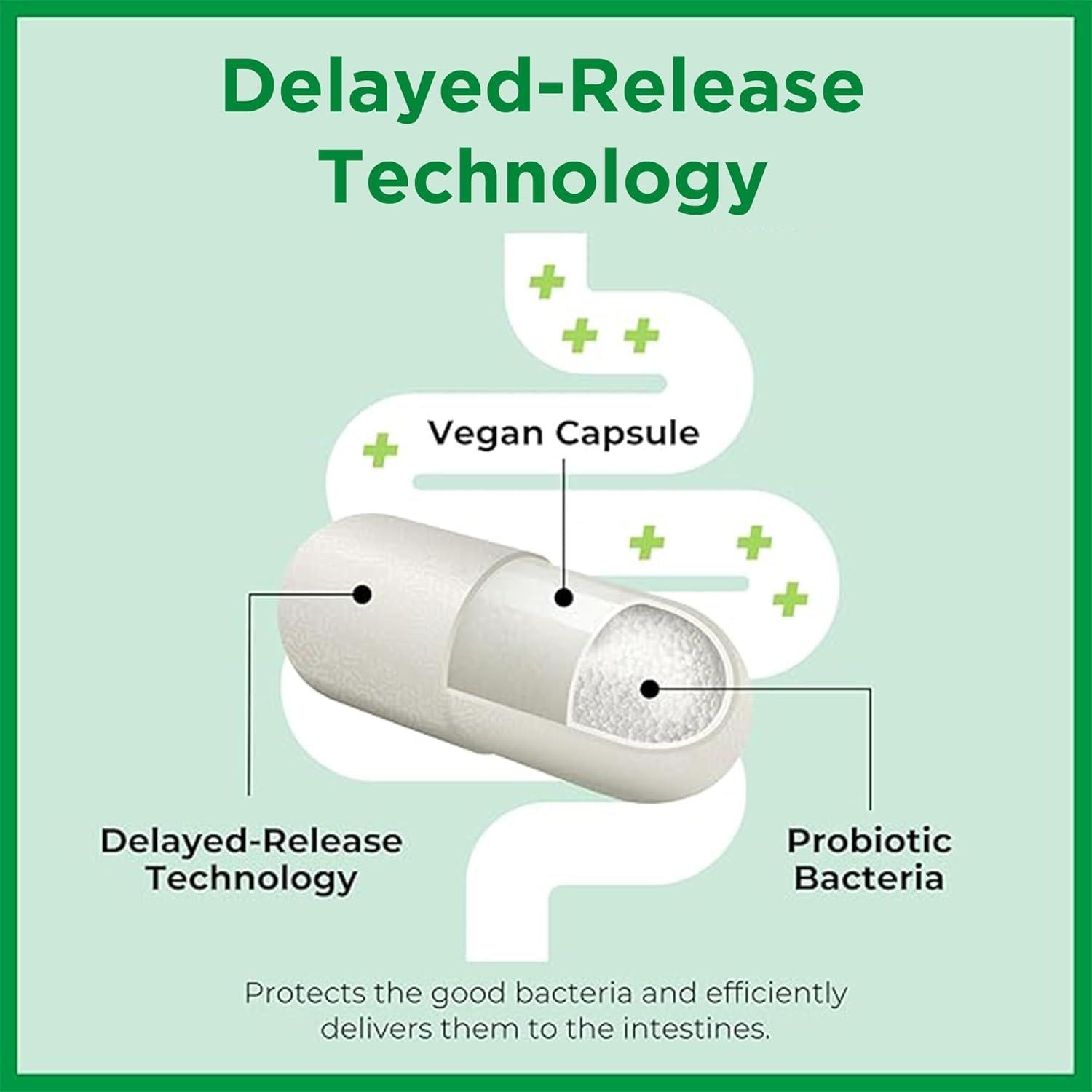 Bio-K Plus Bio K+ Extra Stress Support with Sensoril - Ashwagandha  Vegan Probiotics Supplement for Everyday Stress, Relieving Sleeplessness - 25 Billion CFU 3 Strains  60 Capsules