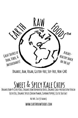 EArTh Raw Foods EArTh Raw Foods Sweet & Spicy Kale Chips, Organic