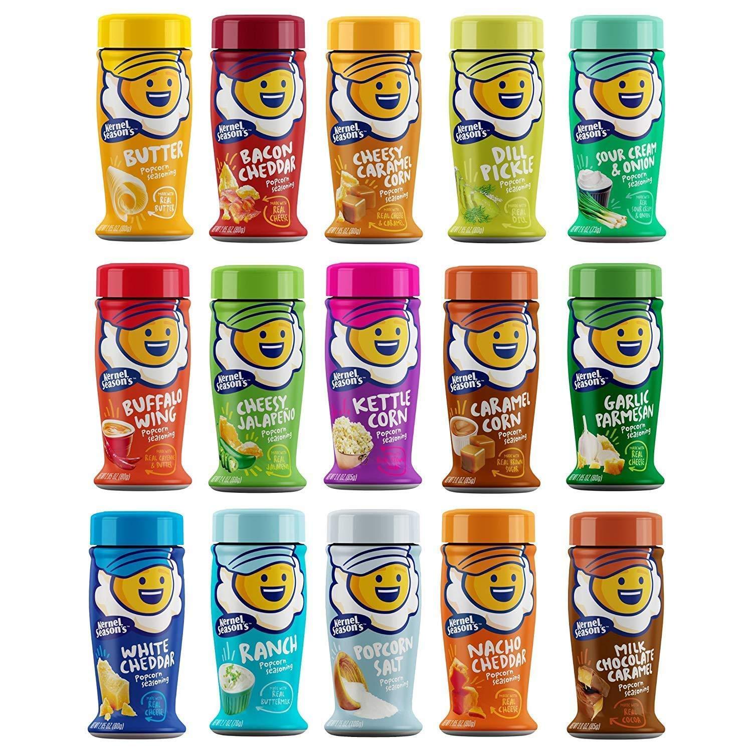 Kernel Season\'s Kernel Seasons Popcorn Flavors Variety Pack of 15 Flavors