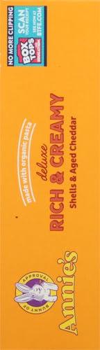 Annie's Homegrown Annie\'s Homegrown Creamy Deluxe Shells & Real Aged Cheddar Sauce Macaroni, 11 oz, Packaging may vary