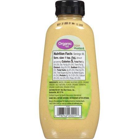 Great Value 8 oz of Organic Dijon Mustard - From Great Value