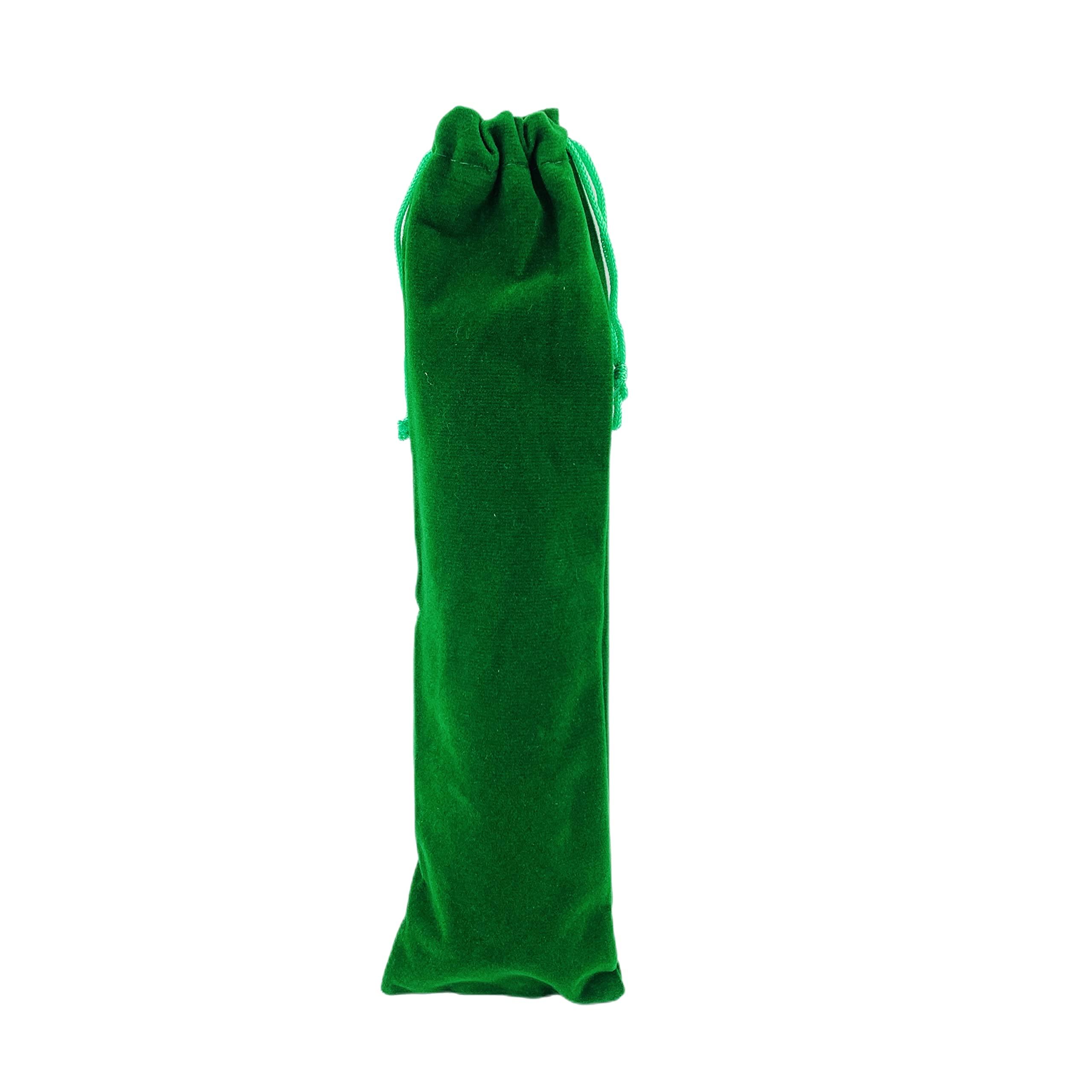 Palmhomee Palmhomee Pack of 12 3x10 Inch Velvet Drawstring Bags Gift Bag Velvet Pouch For Jewelry Wedding and Party Favor (Green)