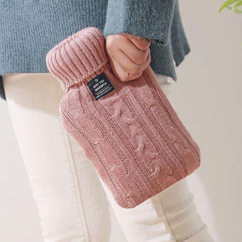 OliviaLiving OliviaLiving Hot Water Bag Hot Water Bottle 2 Liters Heat Up and Refreezable Hot Cold Pack with Knit Cover for Pain Relief Hot Cold Therapy