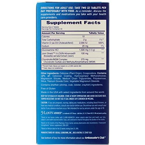 Osteo Bi-Flex Osteo Bi-Flex Triple Strength + Vitamin D, Coated Tablets 80 ea (Pack of 3)