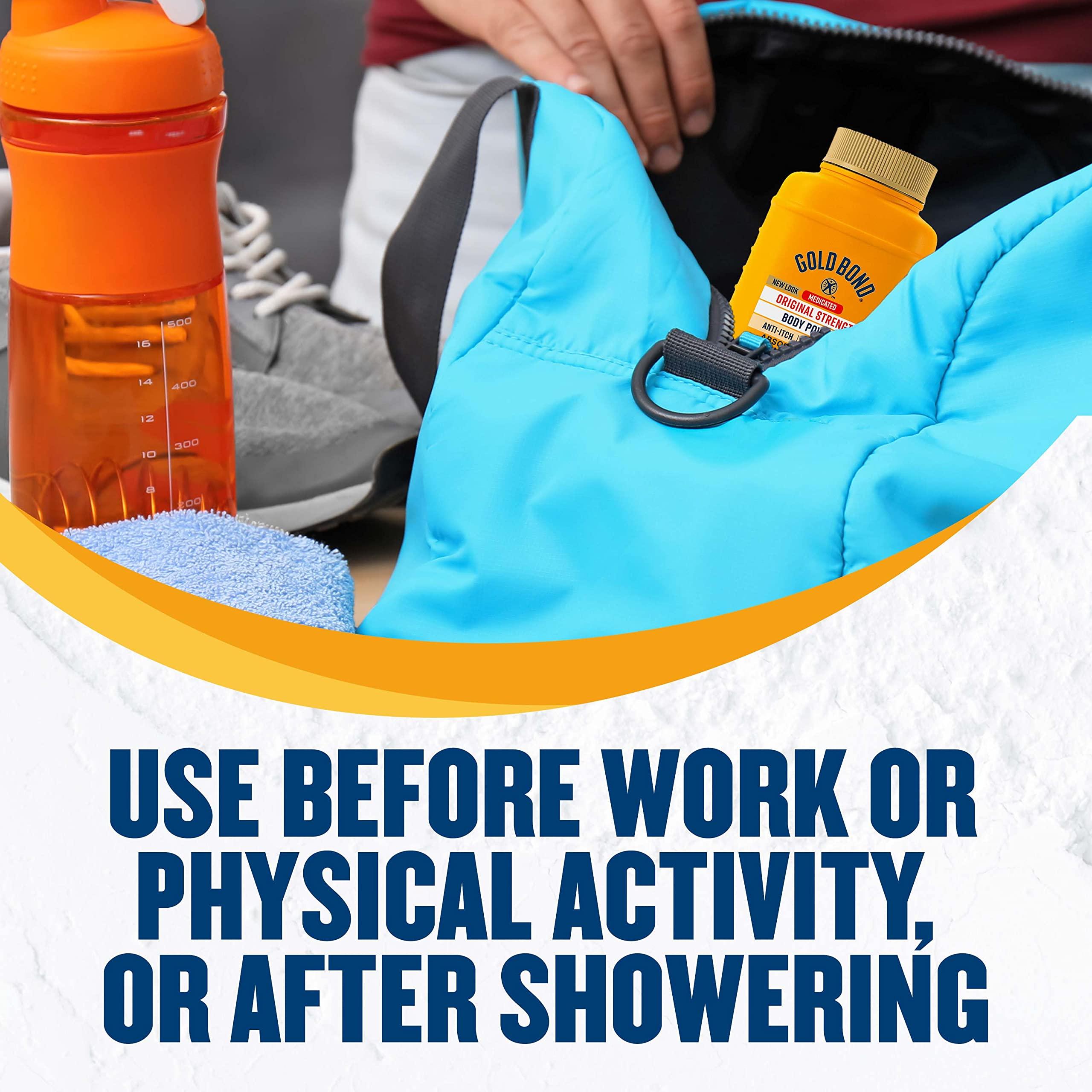 Gold Bond Gold Bond Medicated Original Strength Body Powder, 1 oz., Talc-Free, Anti-Itch, Absorbs & Cools