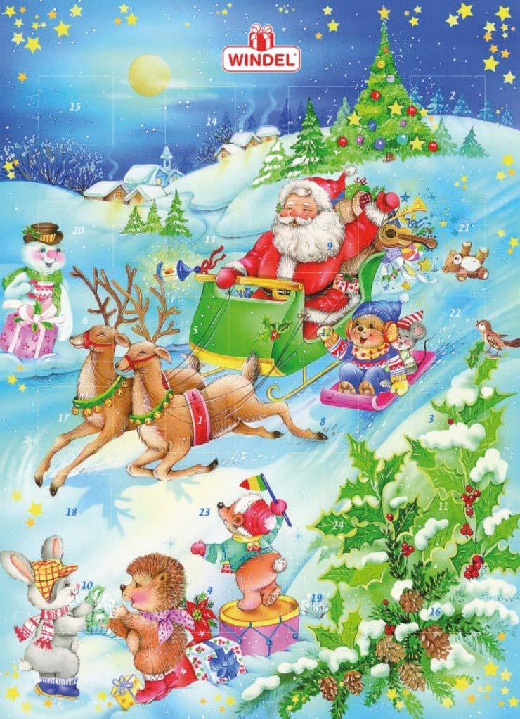 Windel Chocolates Christmas Countdown Chocolate Christmas Scene Advent Calendar