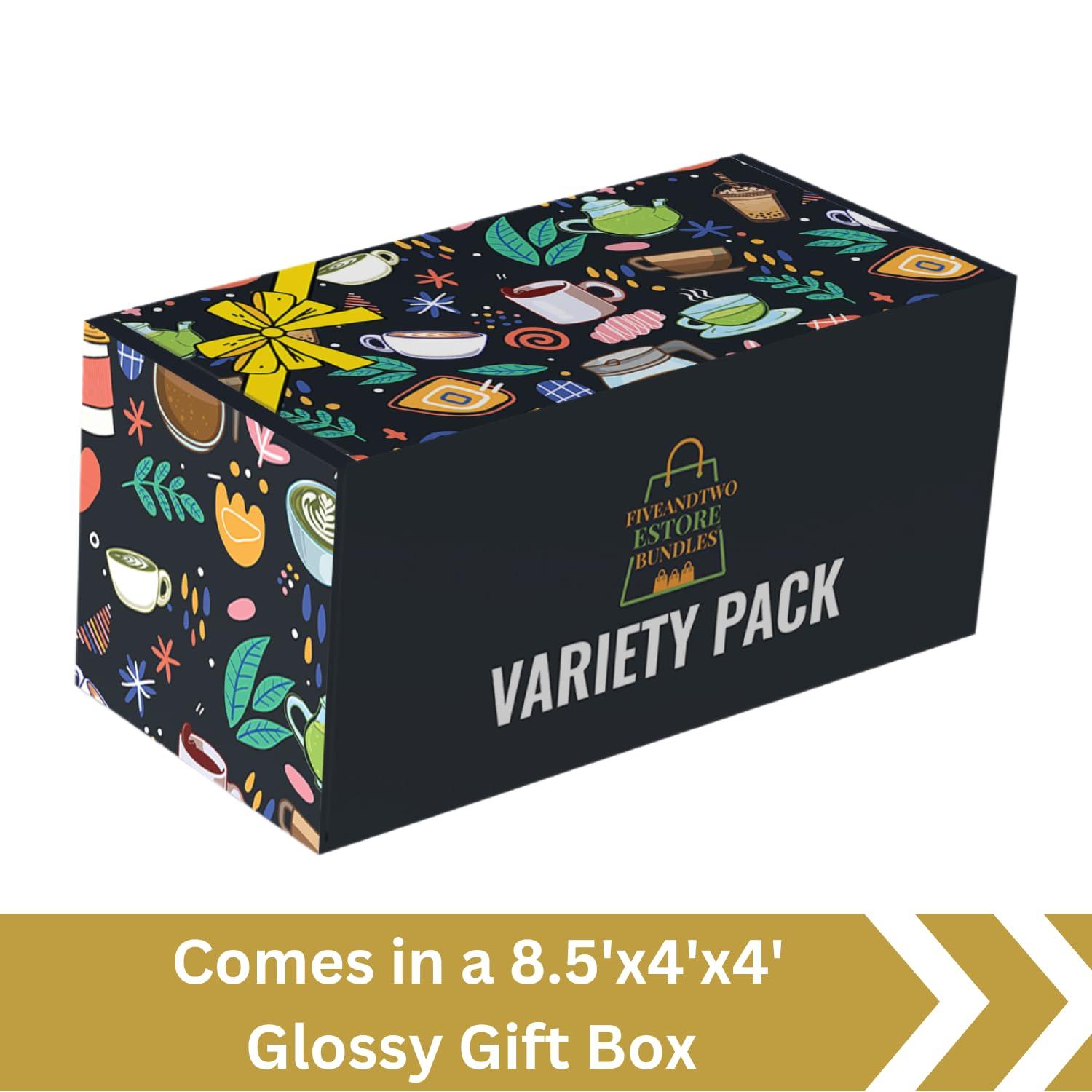FIVEANDTWOESTORE BUNDLES 16ct K-Cups Variety Pack | Includes Medium & Dark Roast, Flavored Coffee Pods& Mocha K Cups| Wide Variety Coffee Pods for Keurig,Excellent Gift for Starbucks Coffee Lovers