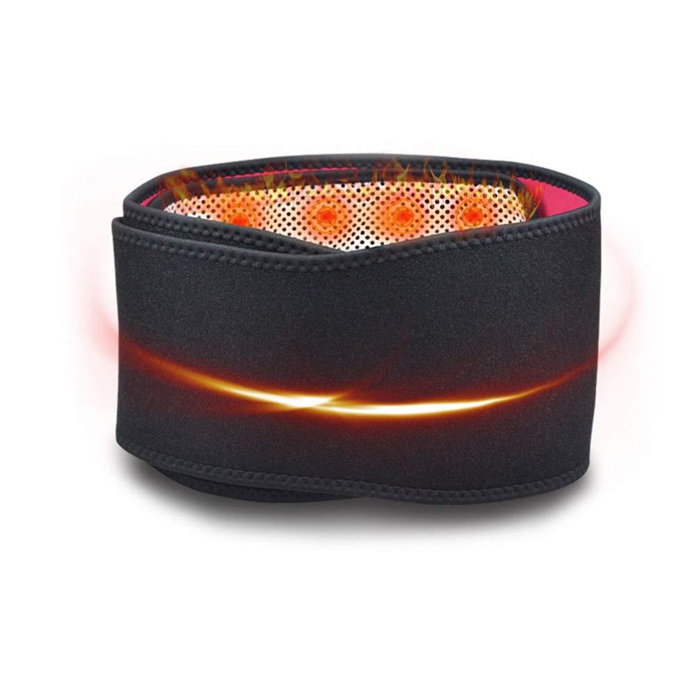 Healifty Pad Heating Infared Heating Heated Waist Brace Belt Lumbar Heating Wrap Massage Back for Abdominal Stomach Cramps Magnetic Magnetic Massaging Heating Mount