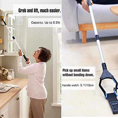 XEMZ Grabber Reacher Tool, 33" Foldable Extender Gripper Tool Claw Garbage Picker, Elderly Disabled Handicap Arm Extension Reaching Assist Tool, Ergonomic Heavy Duty Handle Trash Reacher Pick up Tool (2)