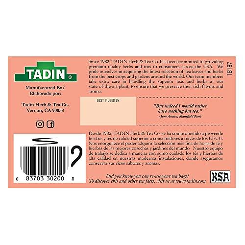 Tadin Herb and Tea Tadin Herb & Tea Co. Hibiscus Herbal Tea. Caffeine Free. 24 Tea Bags. 1.44 oz. Pack of 6
