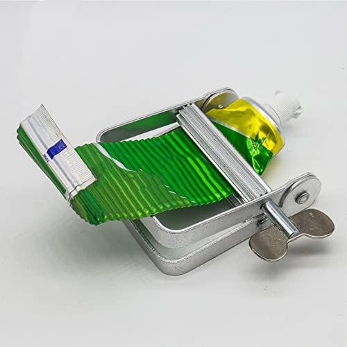 Naroote Toothpaste Squeezer Tube Roller, Multifunctional Metal Toothpaste Tube Squeezer Paint Tube Wringer Tooth Pastetooth Paste Squeeze for Artist, Hair Salon, Painter