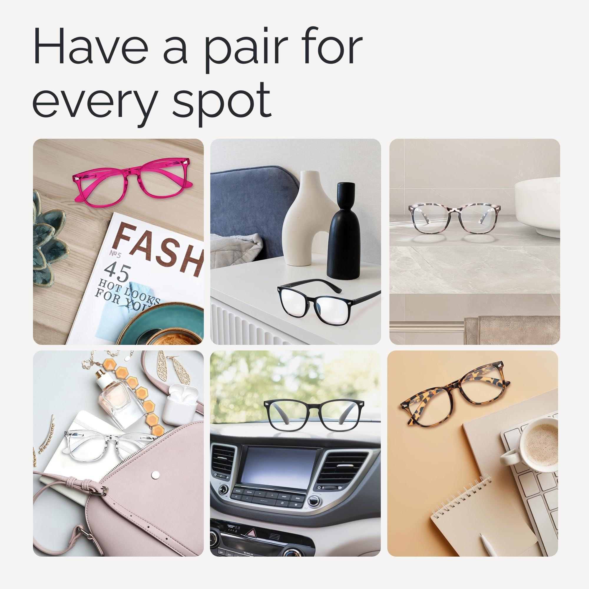 CCVOO CCVOO Reading Glasses for Women/Men, Eyeglasses, Blue Light Readers for Women/Men, Computer Eye Glasses, Cheaters