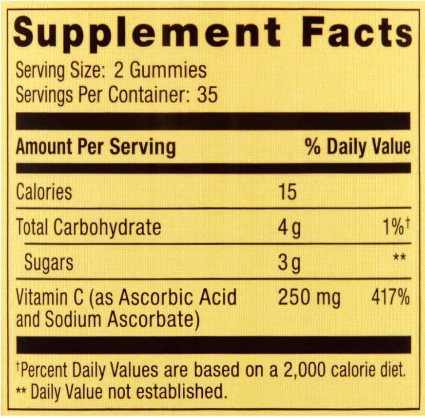 Adventure Home Vitamin C Gummies for Adults - Immune Support - 250 mg (70 ct) from Spring Valley+Better Guide Vitamins & Supplements