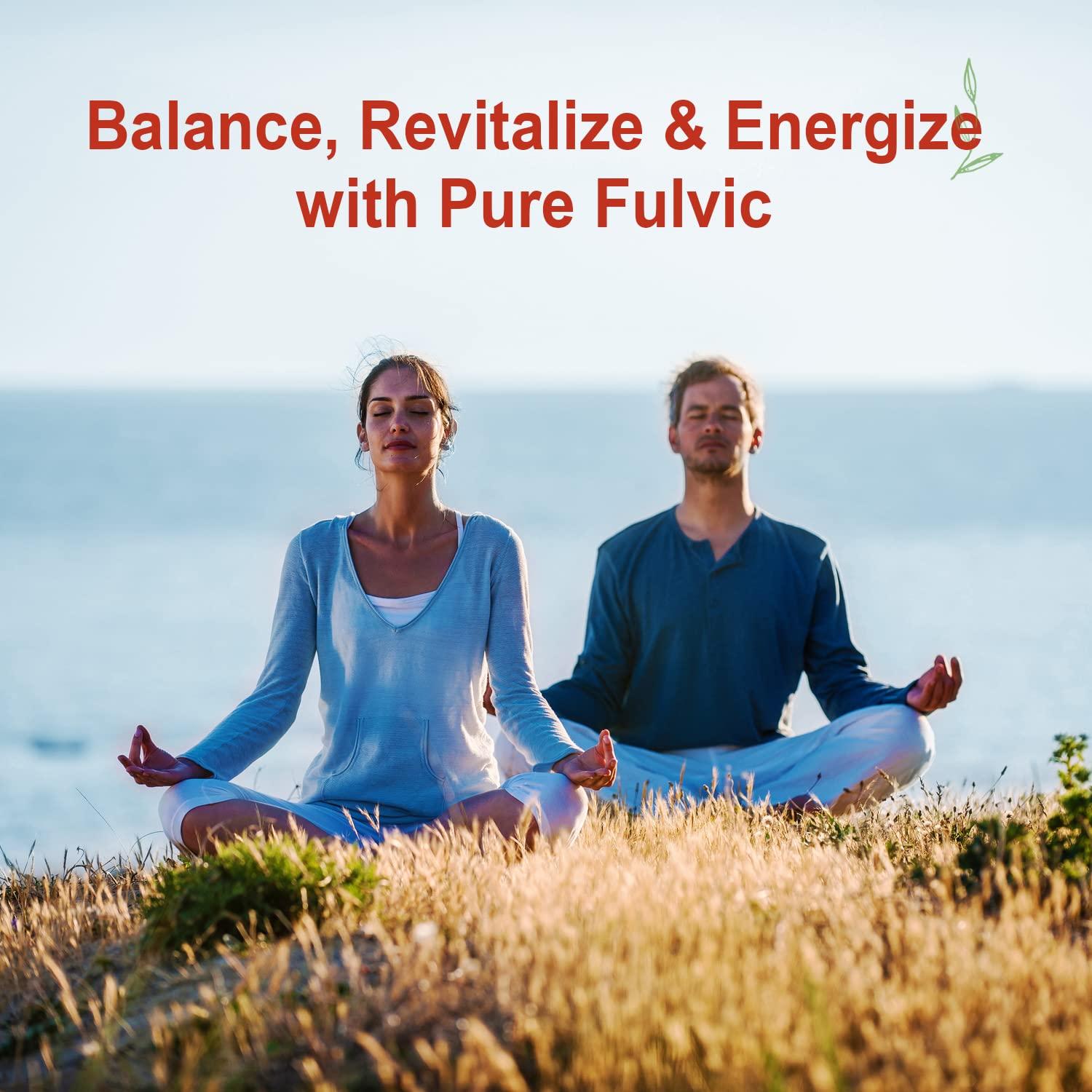 Vital Earth Minerals Vital Earth Minerals Fulvic Minerals Liquid  Fulvic Acid Supplement with 70+ Trace Minerals, Electrolytes for Energy & Vitality, 32 Oz + 1 Oz Cup