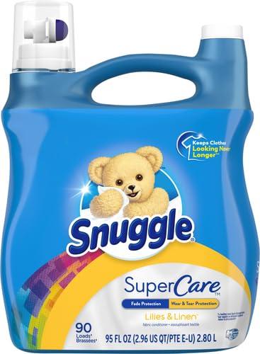 Snuggle Snuggle SuperCare Liquid Fabric Softener, Lilies and Linen, 95 Ounce, 90 Loads