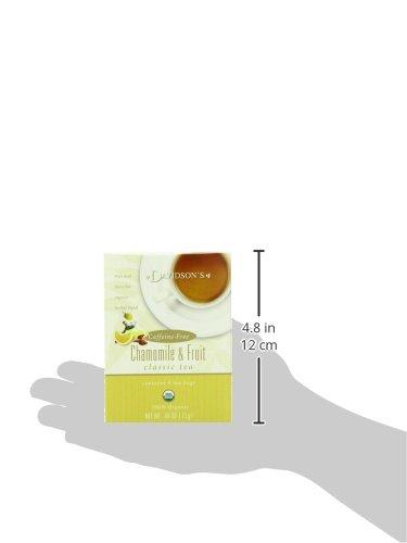 Davidson's Davidson\'s Organics, Chamomile & Fruit, 8-count Tea Bags, Pack of 12