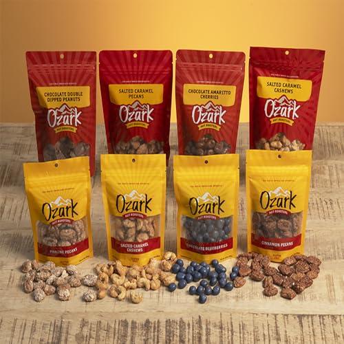 Ozark Nut Roasters OZARK NUT ROASTERS, Chocolate Rocks, Flavored Snack Nuts, World-Class Gourmet Candied Peanuts, Candy-Coated Chocolate Rocks Pack of 1, 0.5lb (8oz)