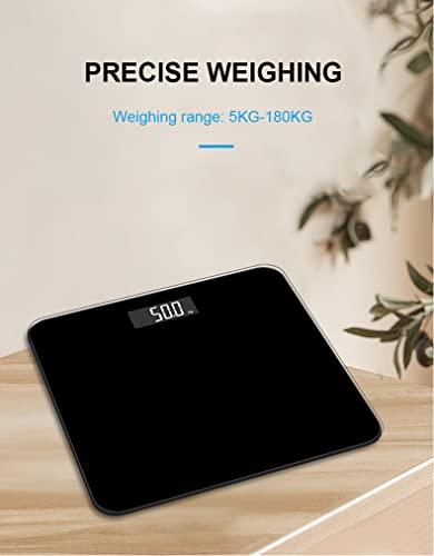 Vortex Vortex BL319 High Precision Strain Gauge Sensor System 6mm R20 Tempered Glass 180kg kg/lb/st Convertible LED Display Step on Technology Auto Zero & Auto Off Digital Scale