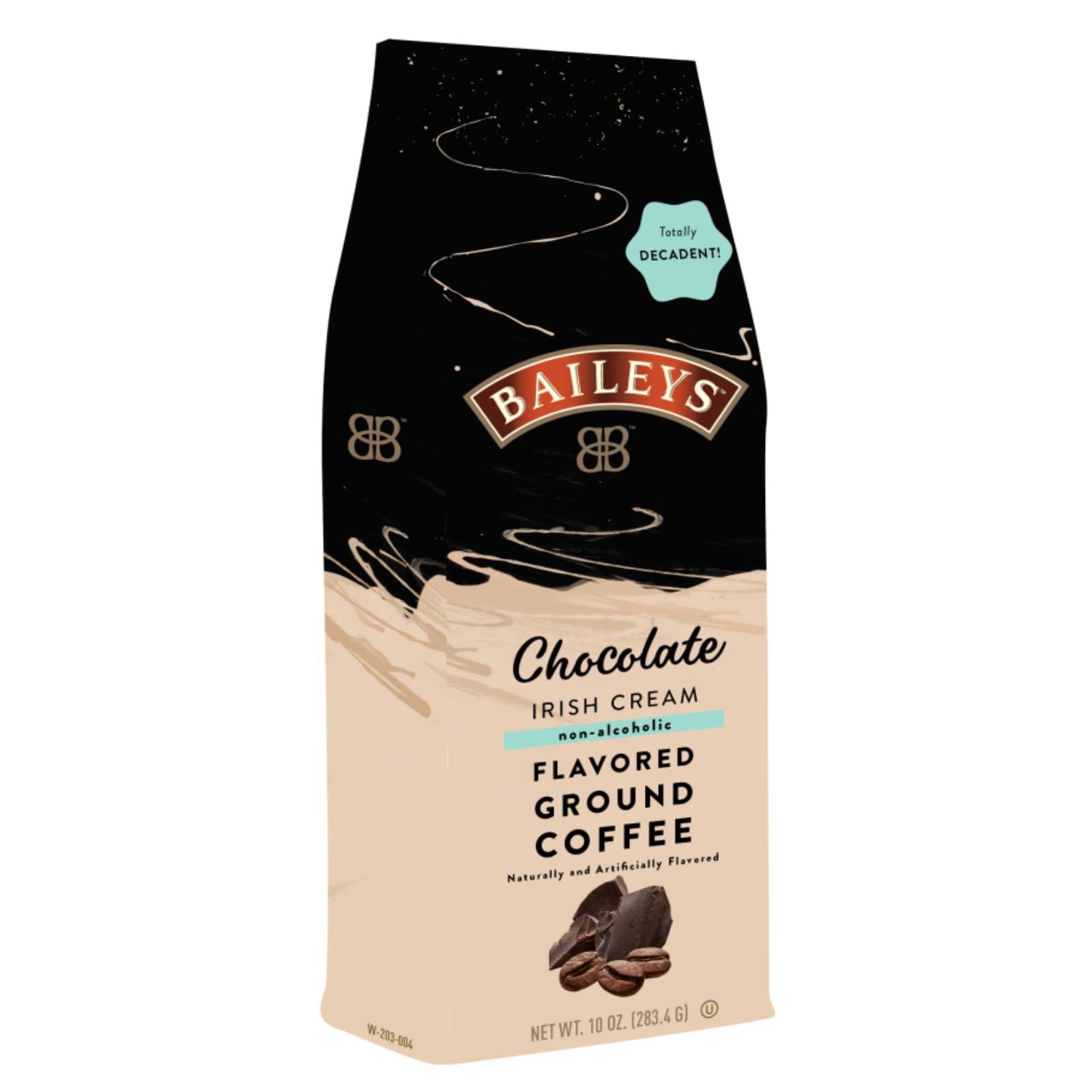 White Coffee Baileys Chocolate Irish Cream Flavored Medium Roast Ground Coffee - 10oz Bag